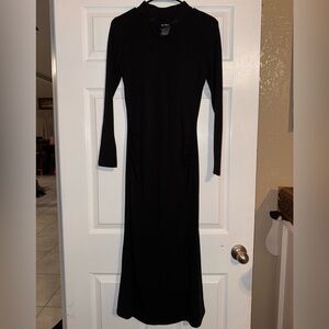 OGL Classic Black Long Sleeve Dress